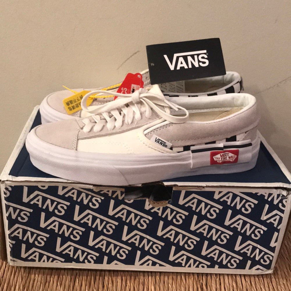 Vans slip on and lace up loafer